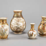 Vier kleine Satsuma-Vasen - фото 2