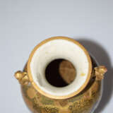 Satsuma-Vase mit zwei Henkeln und Figurendekor - Foto 5