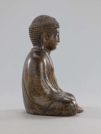 Bronze des sitzenden Amida - Foto 2