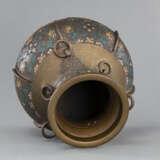 'Hu'-förmige Vase aus Bronze mit Champlevé-Dekor - photo 4