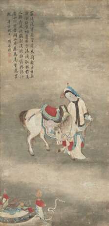 Die Kriegerin Hua Mulan mit Pferd - photo 1