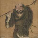 Bodhidarma auf dem Schilfblatt den Yangtse überquerend - Foto 1