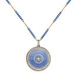 Enamel-Set: Medallon and Necklace - photo 1