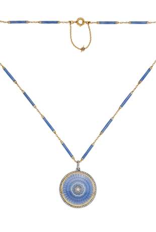 Enamel-Set: Medallon and Necklace - photo 2