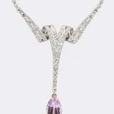 Topaz-Diamond-Necklace - фото 3