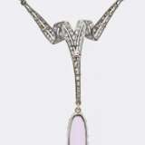 Topaz-Diamond-Necklace - фото 4