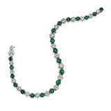 Emerald-Diamond-Tennis-Bracelet - Foto 3
