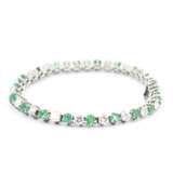 Emerald-Diamond-Tennis-Bracelet - фото 5