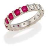 Ruby-Diamond-Memory-Ring - photo 1