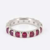 Ruby-Diamond-Memory-Ring - photo 2