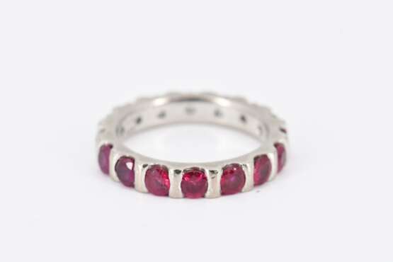 Ruby-Diamond-Memory-Ring - photo 2