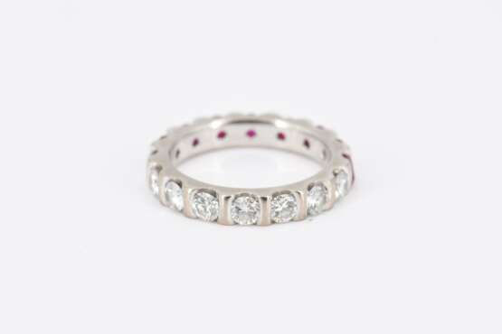 Ruby-Diamond-Memory-Ring - photo 4