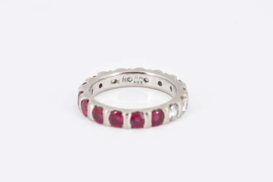 Ruby-Diamond-Memory-Ring - photo 6