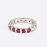 Ruby-Diamond-Memory-Ring - photo 6