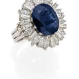 Sapphire-Diamond-Ring - photo 1