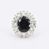 Sapphire-Diamond-Ring - photo 2