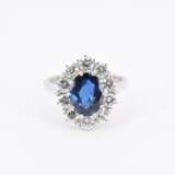 Sapphire-Diamond-Ring - Foto 2