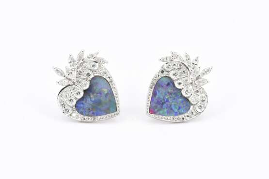 Opal-Diamond-Set: Necklace and Ear Jewelry - Foto 6