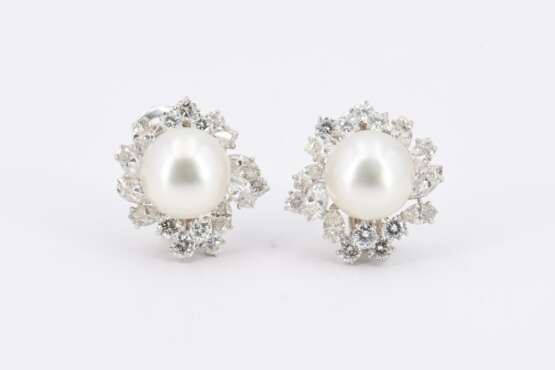Pearl-Diamond-Set: Ring and Ear Stud Clips - photo 6