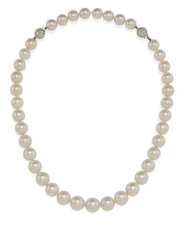 South Sea Pearl-Diamond-Necklace - Foto 1