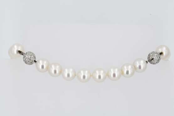 South Sea Pearl-Diamond-Necklace - Foto 3