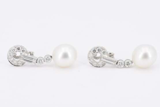 South Seas-Cultures Pearl-Diamond-Ear Jewelry - фото 2