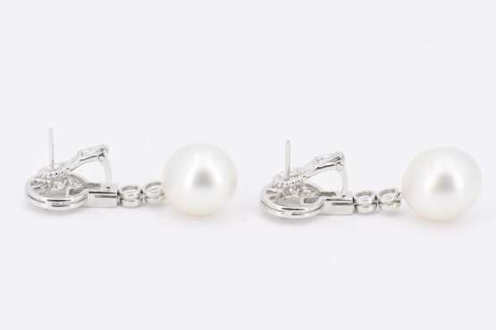 South Seas-Cultures Pearl-Diamond-Ear Jewelry - Foto 3