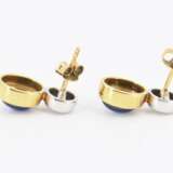 Sapphire-Diamond-Set: Necklace and Ear Studs - photo 3
