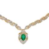 Emerald-Diamond-Necklace - photo 1