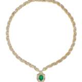 Emerald-Diamond-Necklace - photo 2