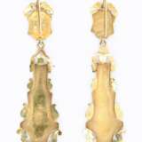 Historic Gold-Enamel-Set: Ear Jewellery and Brooch - photo 5