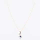 Historic Sapphire-Pearl-Diamond-Necklace - photo 2