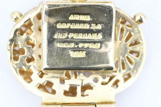 Gold-Bracelet with Inca-Motifs - photo 5