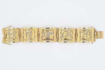Gold-Bracelet with Inca-Motifs