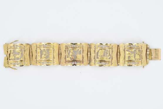Gold-Bracelet with Inca-Motifs - фото 1