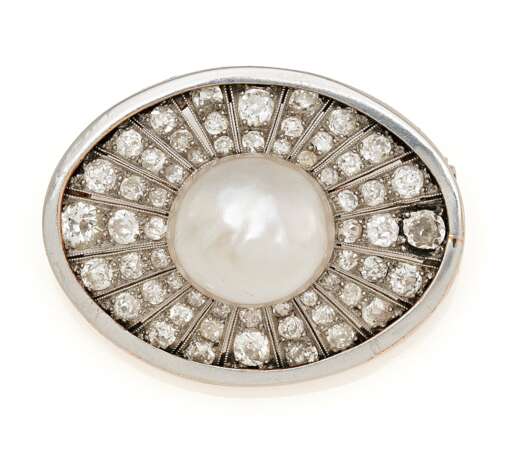 Diamond-Pearl-Brooch - Foto 1