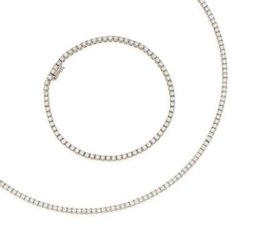 Brilliant Set: Riviere-Necklace and Bracelet - photo 1