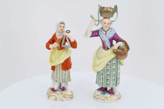 12 porcelain figurines from a series "Cris de Paris" - Foto 4
