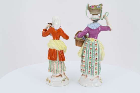 12 porcelain figurines from a series "Cris de Paris" - Foto 6