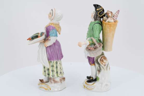 12 porcelain figurines from a series "Cris de Paris" - Foto 16