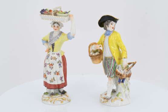 12 porcelain figurines from a series "Cris de Paris" - Foto 20