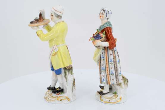 12 porcelain figurines from a series "Cris de Paris" - Foto 26