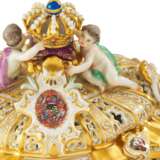 Porcelain crown tureen, so-called "Drüselkästchen" of Maria Josepha - Foto 8