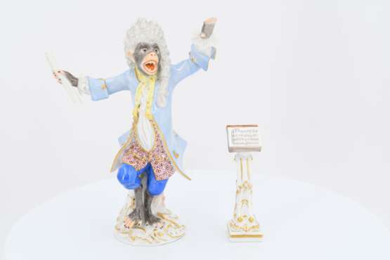 19 porcelain figurines and one music desk from the ape chapel - Foto 9