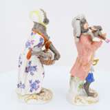 19 porcelain figurines and one music desk from the ape chapel - Foto 16