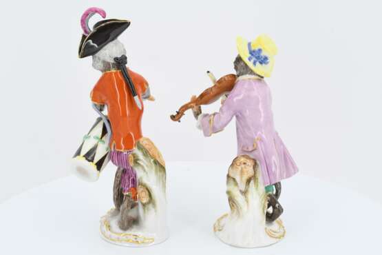19 porcelain figurines and one music desk from the ape chapel - Foto 22