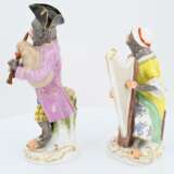 19 porcelain figurines and one music desk from the ape chapel - Foto 26