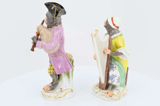 19 porcelain figurines and one music desk from the ape chapel - Foto 26