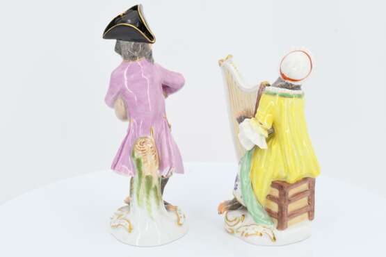 19 porcelain figurines and one music desk from the ape chapel - Foto 27