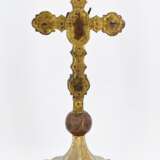 Gothic lecture cross made of wood and copper - photo 4